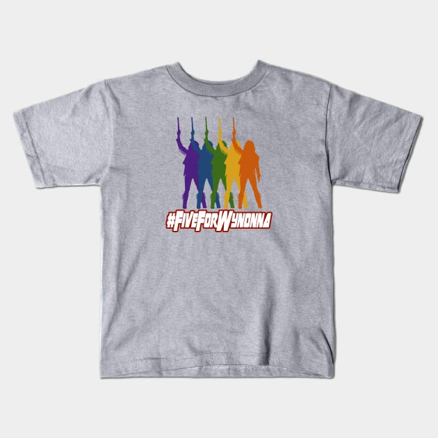 Five For Wynonna - Wynonna Earp Season 5 Kids T-Shirt by viking_elf